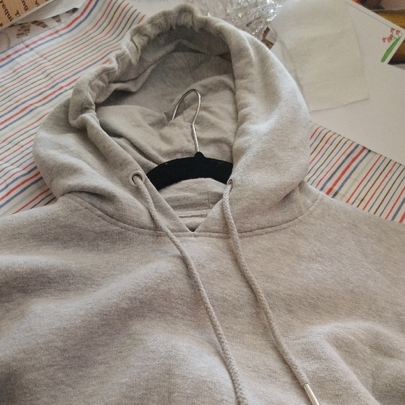 Boohoo Gray Hoodie Jacket - Picture 15 of 16